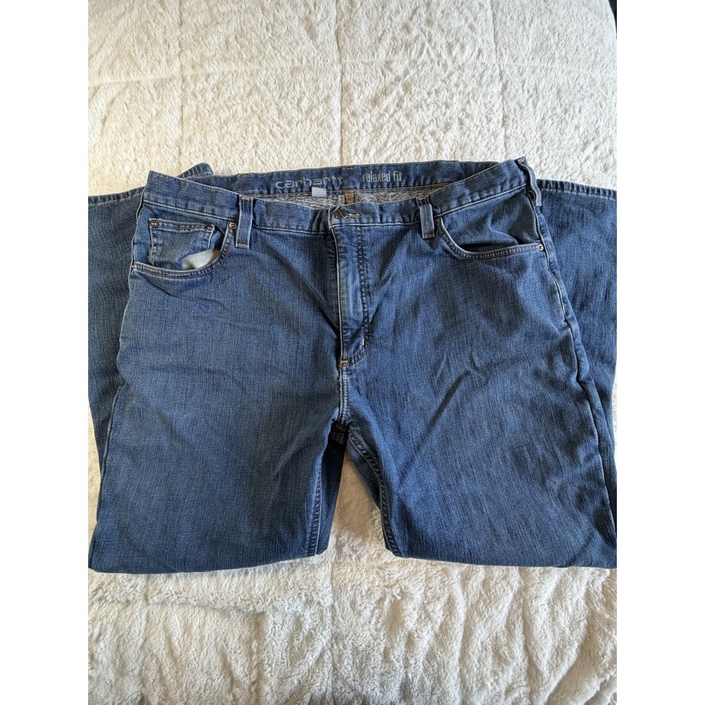 Carhartt Men's Jeans Regular Fit Jeans RN#14806 Mens Size 42 x 32 Lined